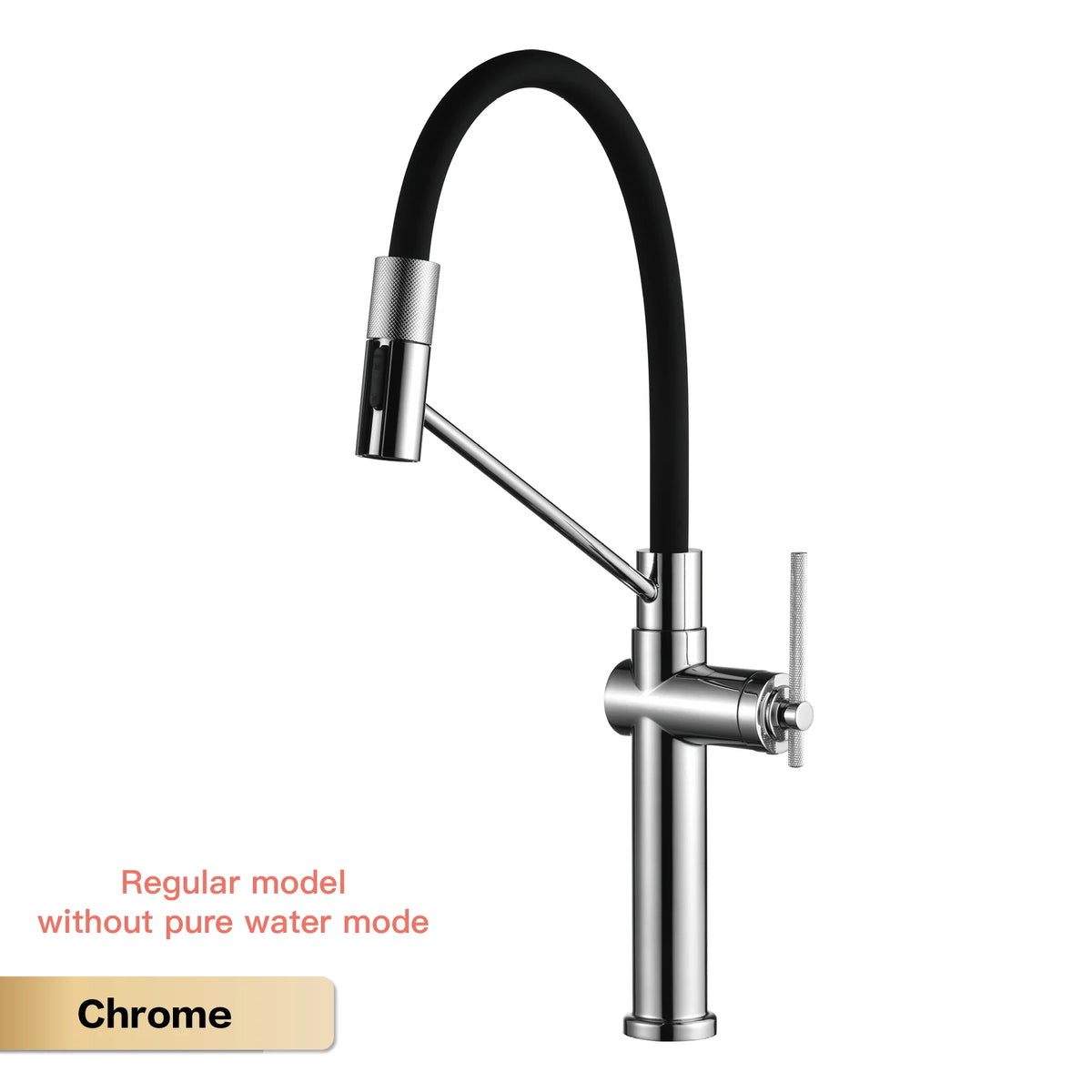 Aitana Brushed Rose Gold Pull-Out Faucet Luxury Drinking