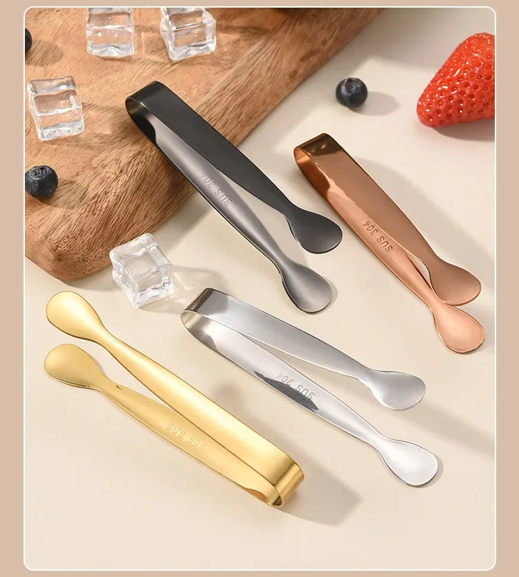 1pcs Stainless Steel Ice Tongs - Professional Sugar