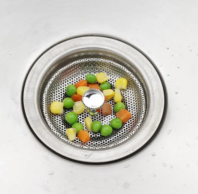 Waste Plug Sink Strainer Stainless Steel Basin Drain