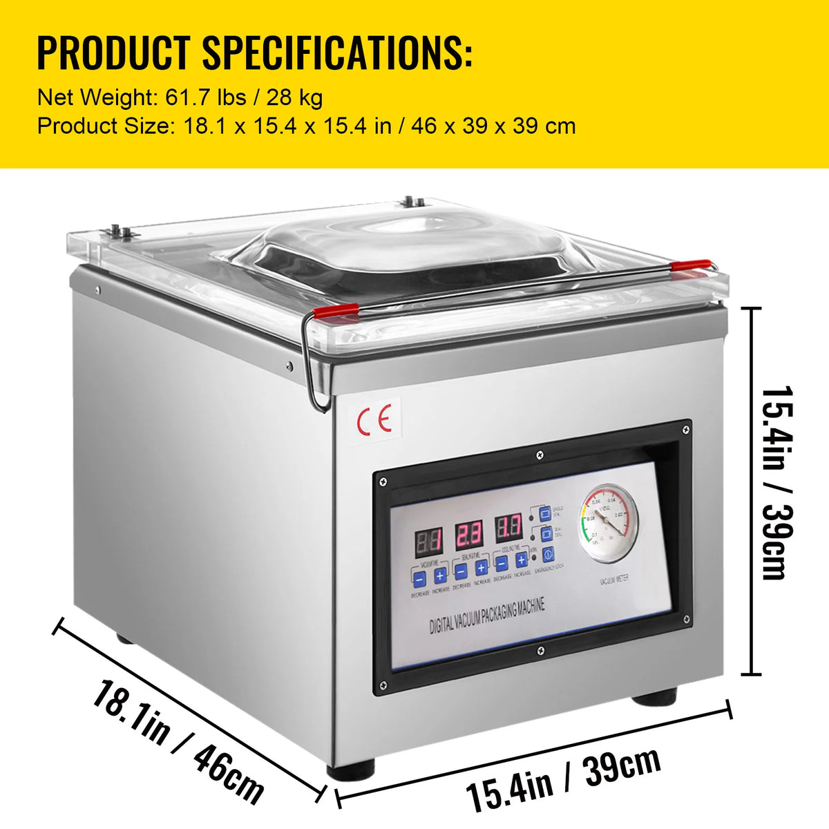 Succebuy Dz-260c Chamber Vacuum Sealer Food Packing Sealing