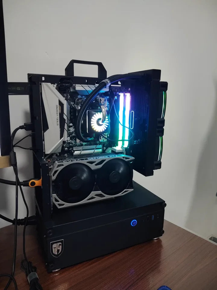 Open Frame Pc Case 240/360 Liquid & Air