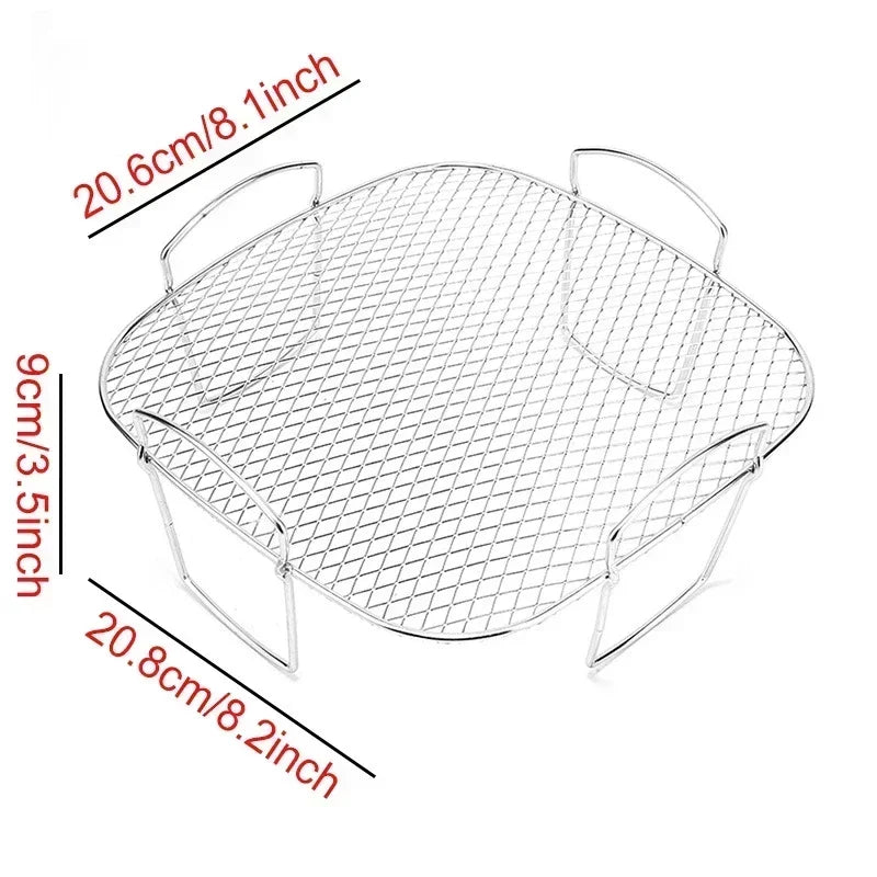 Metal Square/Round/Rectangle Oven Grill Racks Multi-Layer