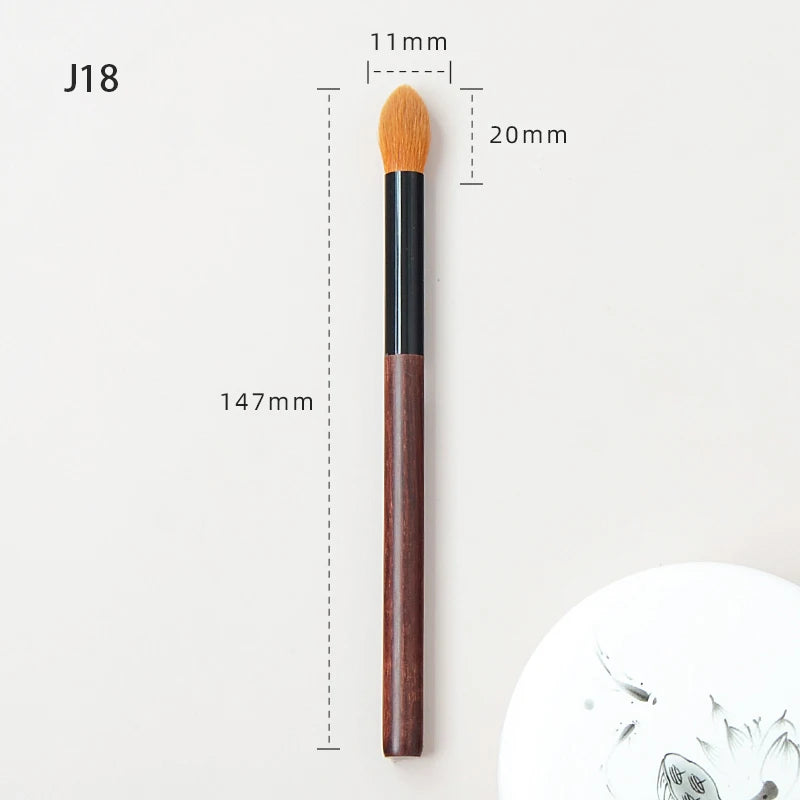 Soft Tiny Tips Goat Hair Handmade Makeup Brush