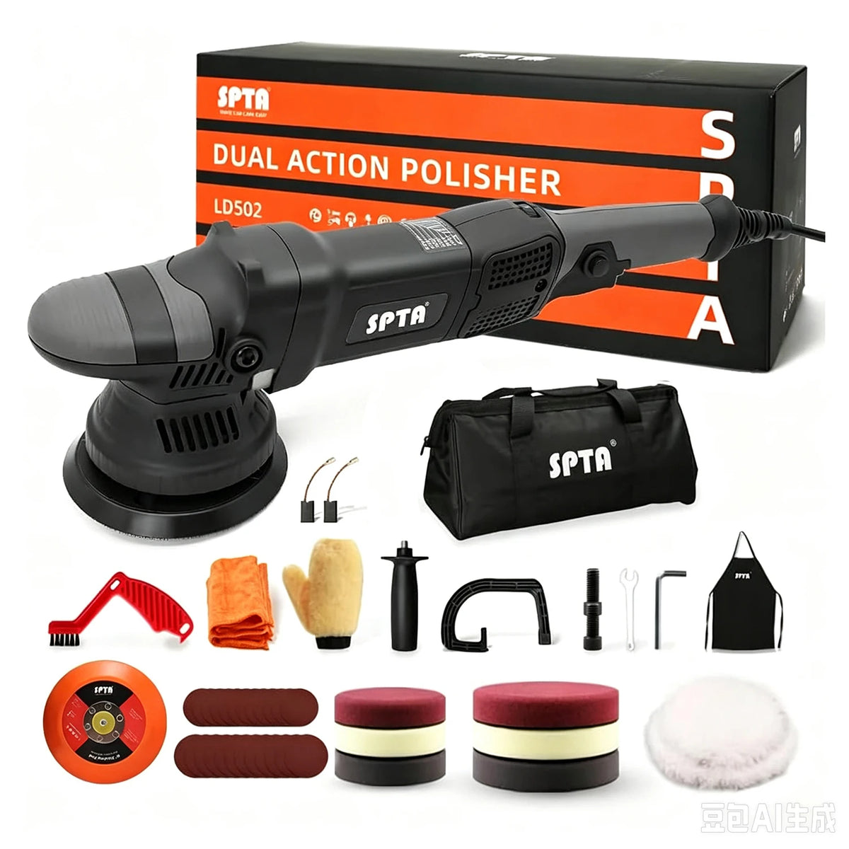 Spta Inch 780w Dual Action Polisher Variable Speed