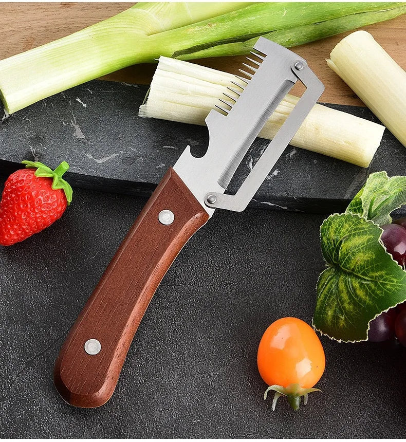 Peeler & Scallion Shredder Stainless Steel Peeler Scallion