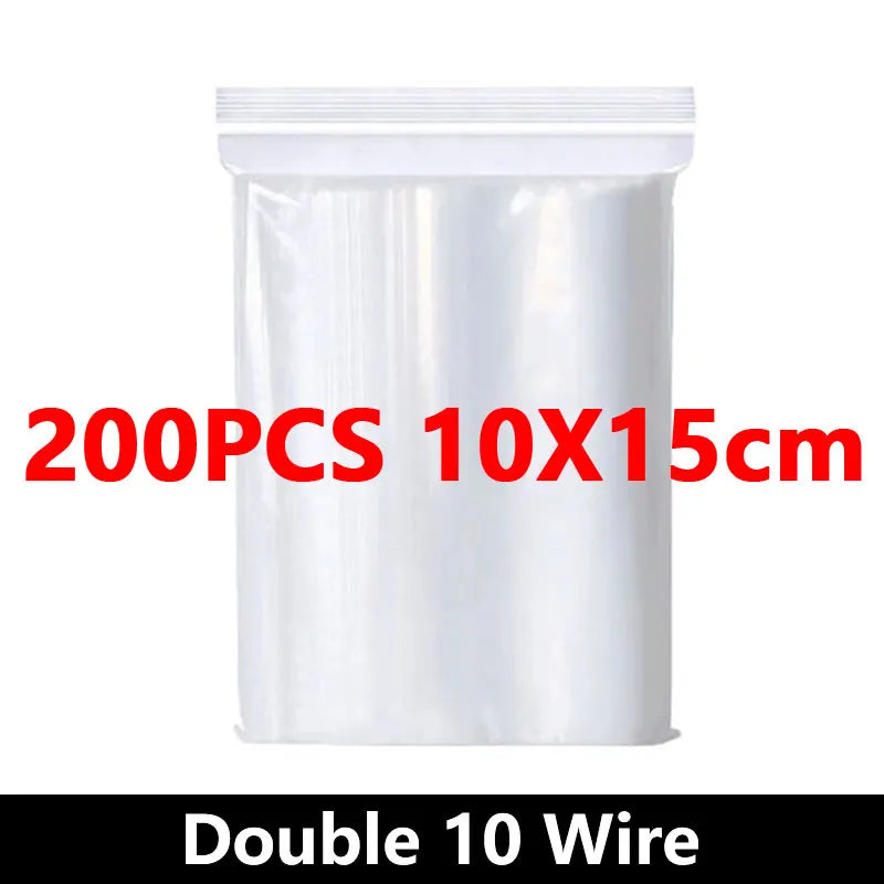 Small Zip Lock Plastic Bags Reclosable Transparent Bag