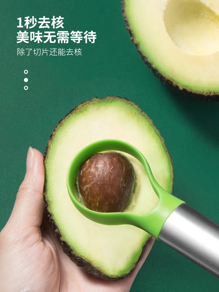 Avocado Knife Stainless Steel Cutter Fruit Cutting Artifact