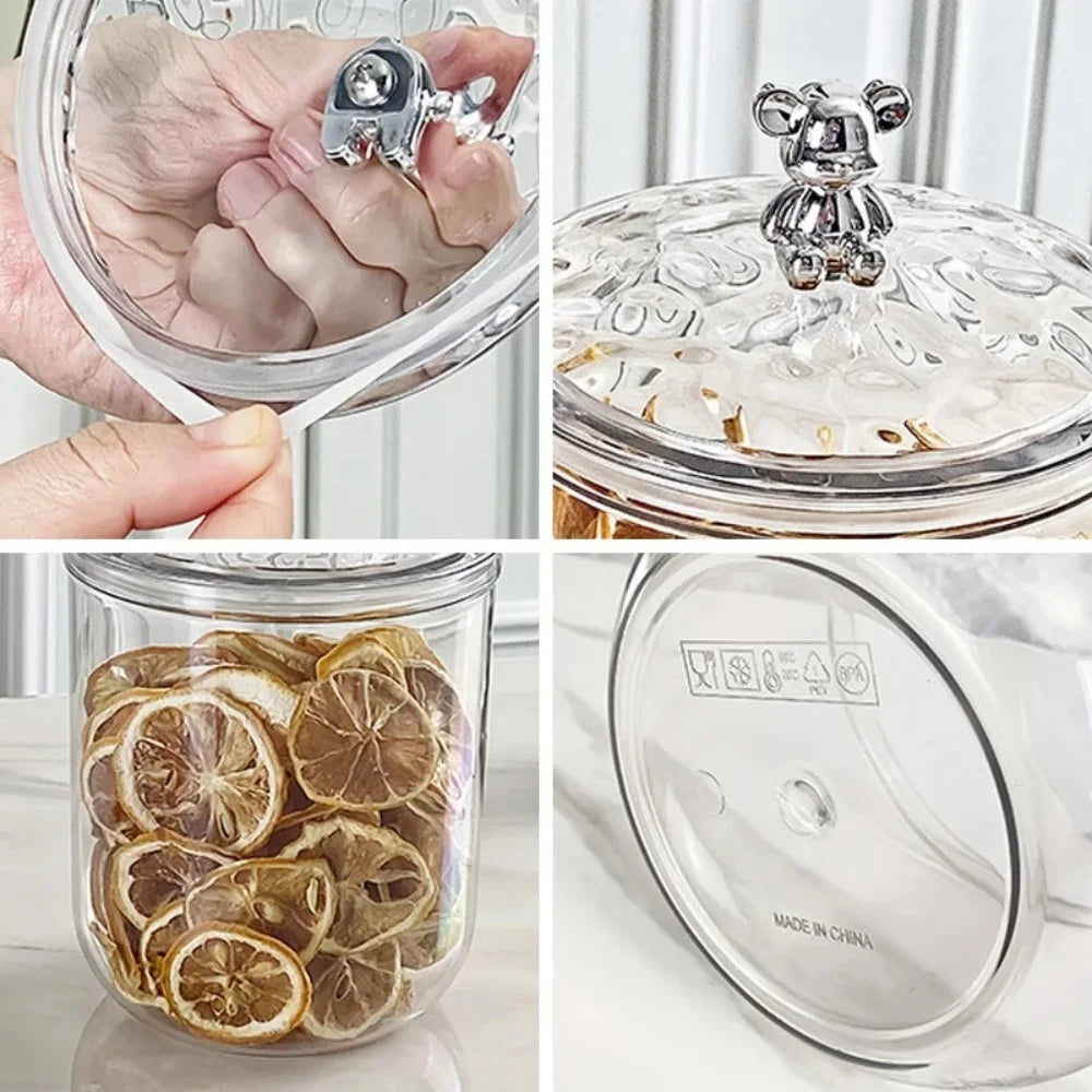 Airtight Food Storage Container Lid Plastic Sealed Storage