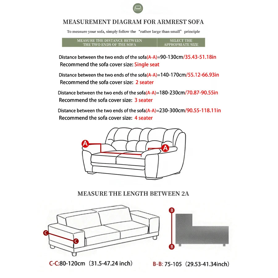 Polar Fleece Jacquard Sofa Cover Geometric Pattern High