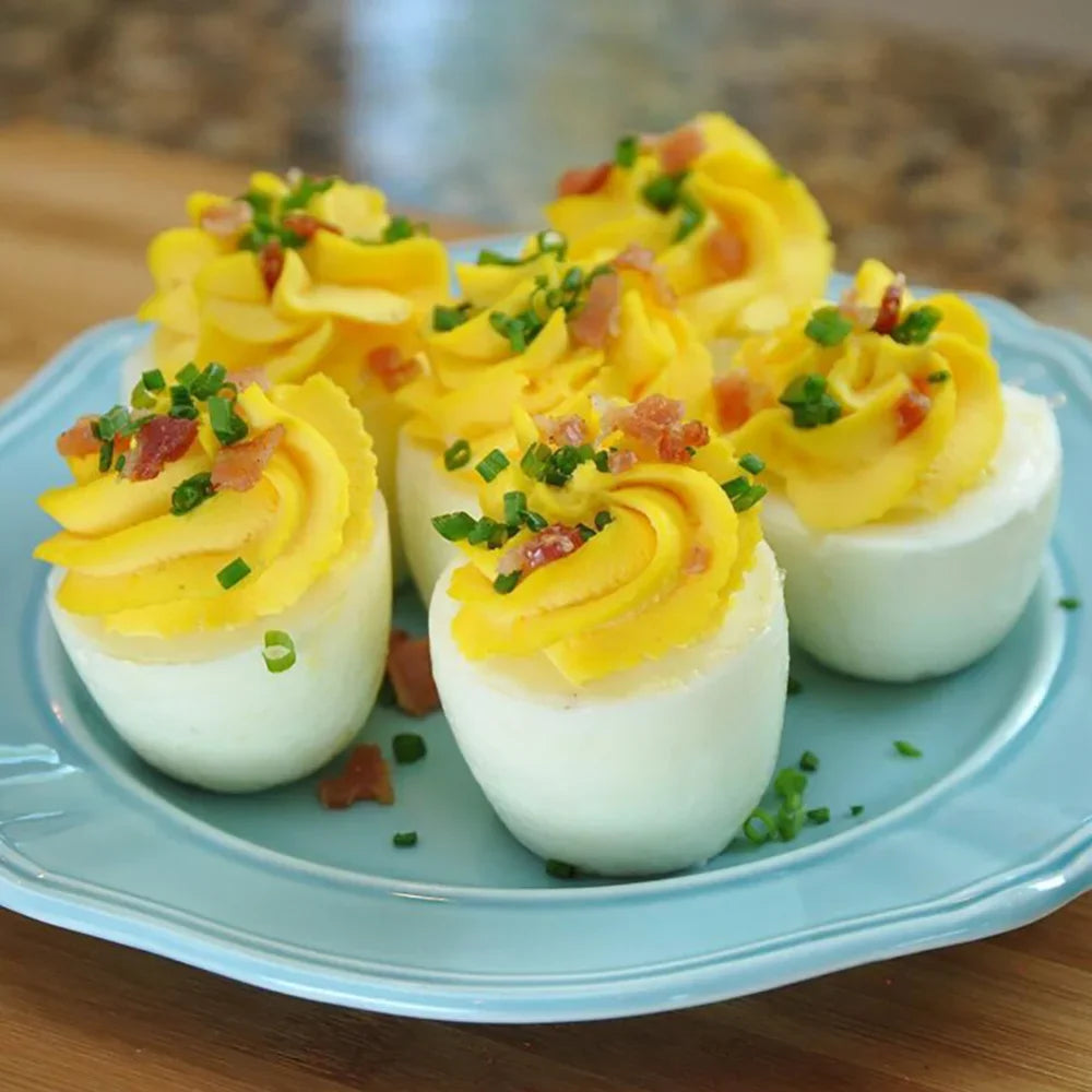 3/4/6 Non-Stick Silicone Egg Poacher - Fast Easy