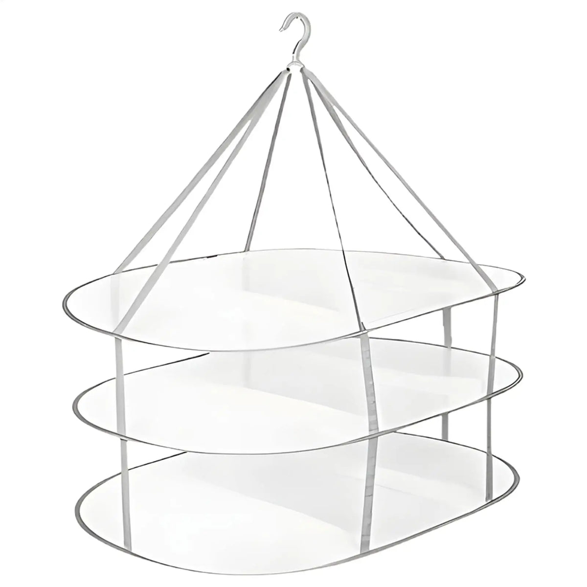 2/3 Layers Folding Clothes Drying Rack Flat Foldable