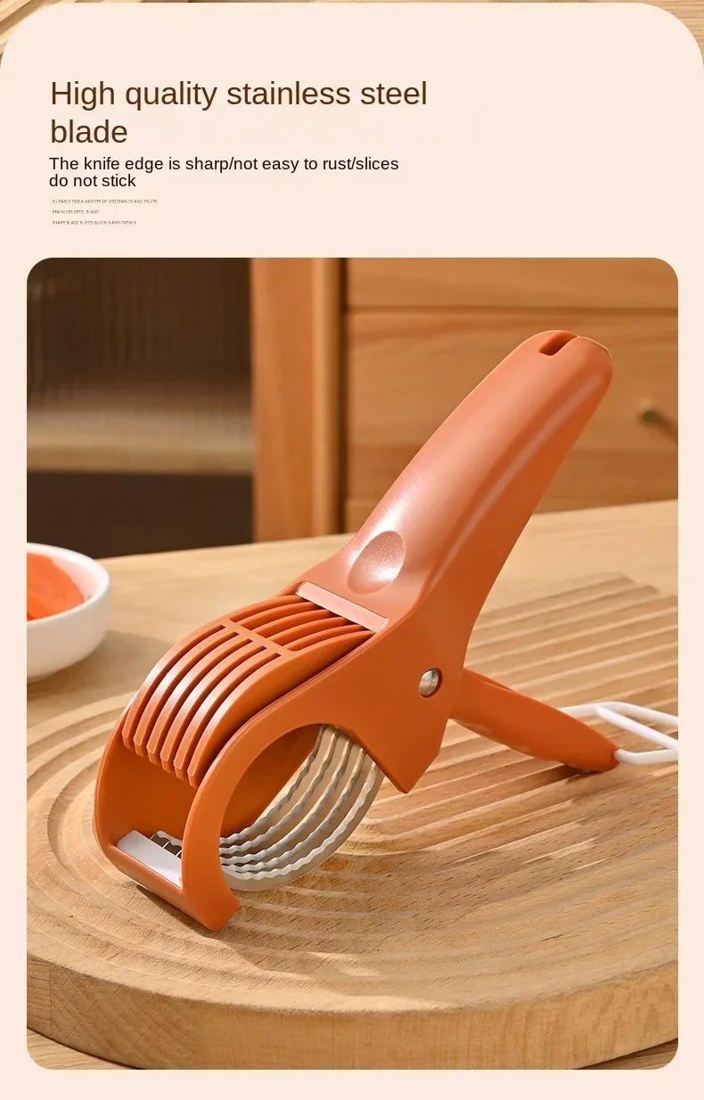 Stainless Steel Vegetable Fruit Slicer Multi Functional Salad