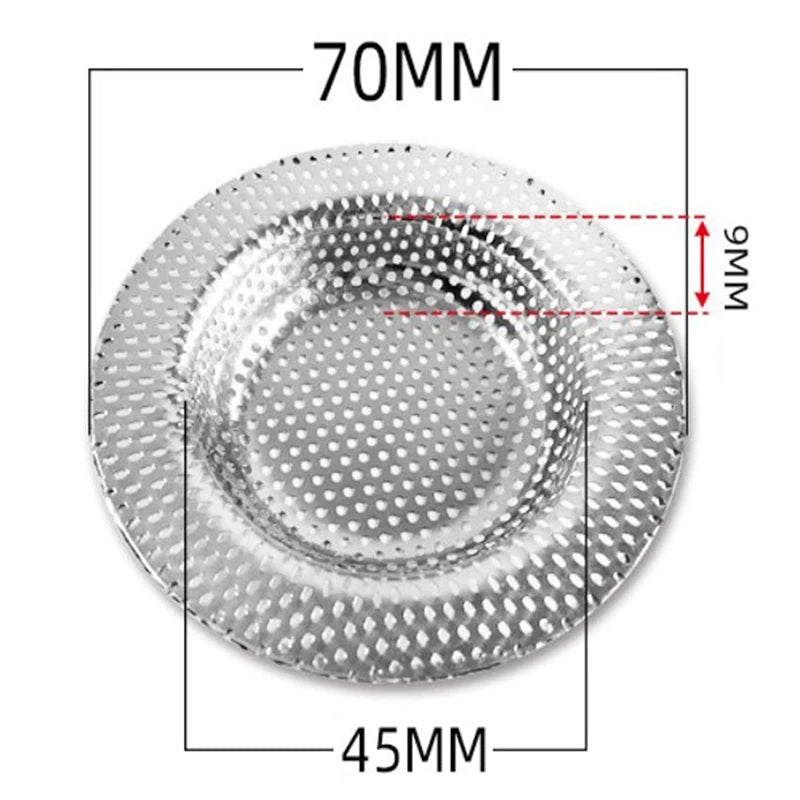 Sink Mesh Strainer Stainless Steel Water Sink Filter