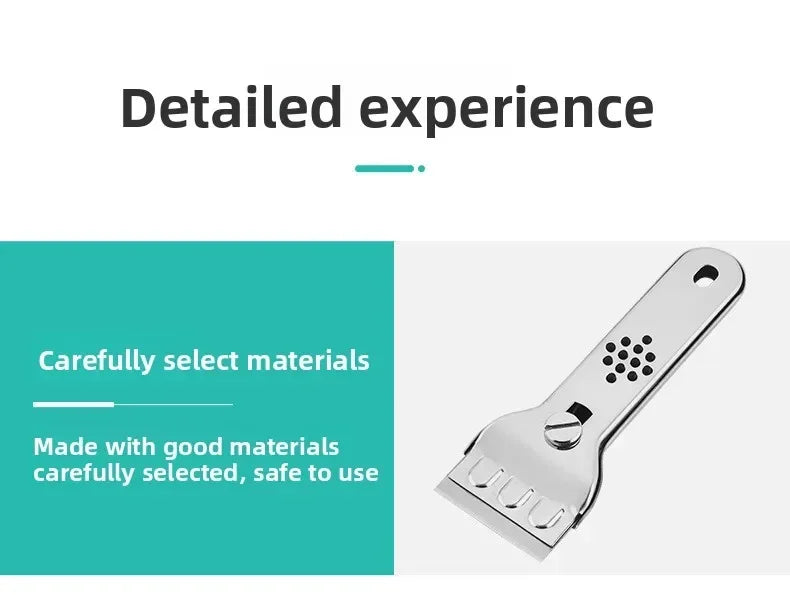 Stainless Steel Hob Scraper Glass&Ceramic Scraper Replacement