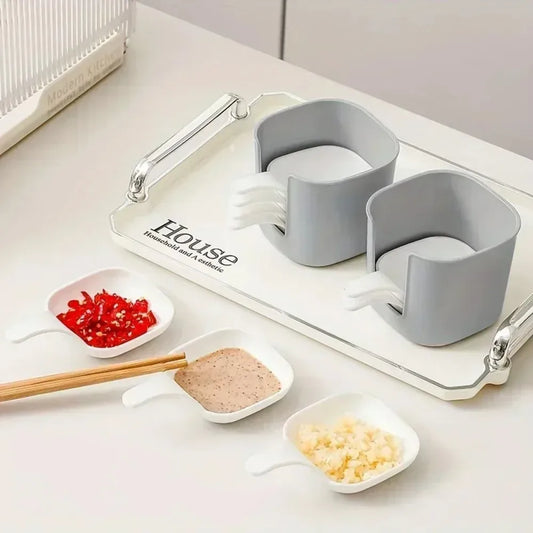 7pcs/Set Sauce Dish Food Sauce Dish Dipping Dish