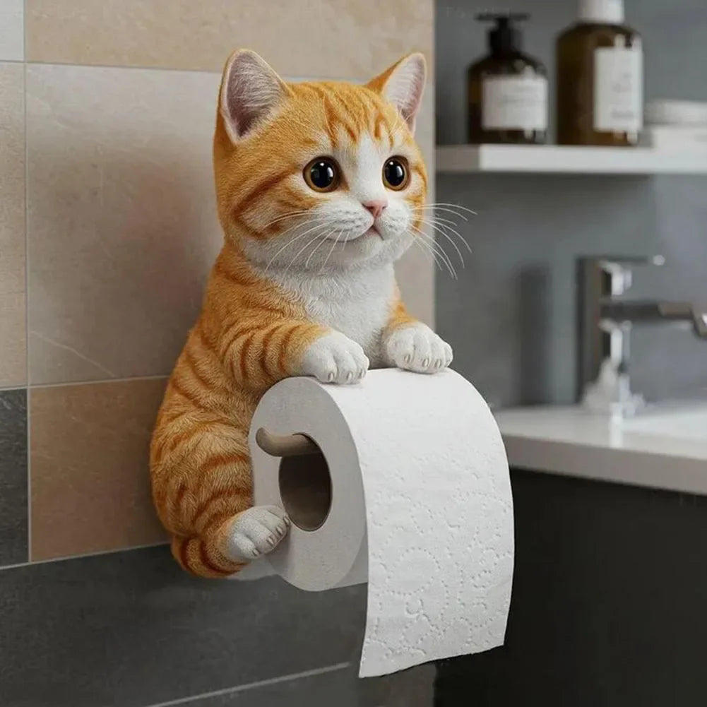 Cat Toilet Paper Holder Cat Toilet Roll Holder