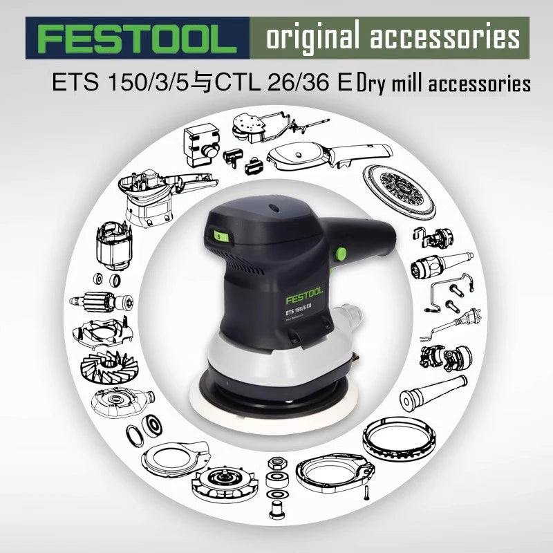 Festool 576074 Electric Round Ecreasted Vibration Machine Ets