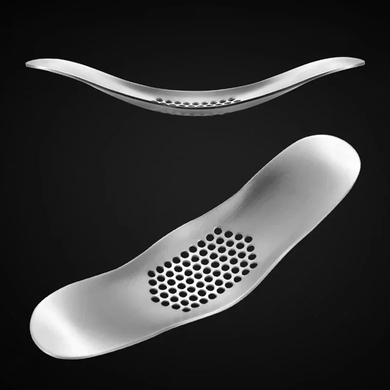 Garlic Press Rocker Stainless Steel Garlic Crusher Chopper