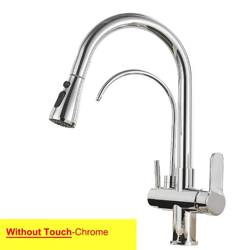 Touch On Filtered Faucet Three Ways Cold Drinking