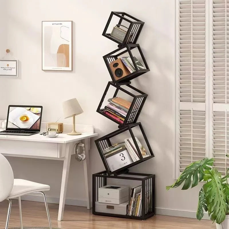 Modern Living Room Decor Iron Art Shelf Office