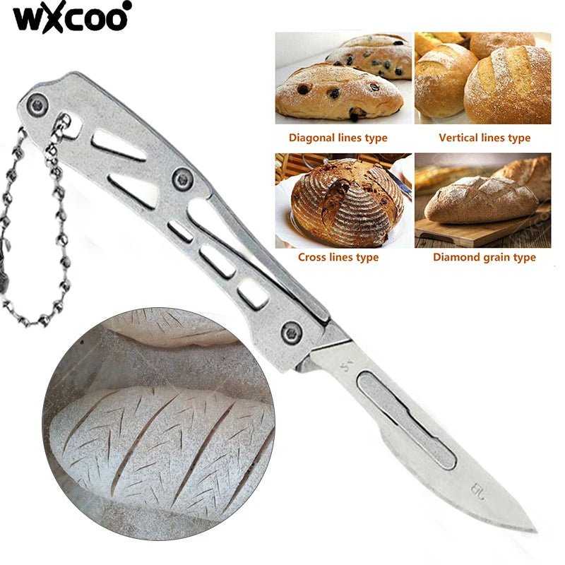 Wxcoo Chef Bread Cutter French Bread Blades Carving