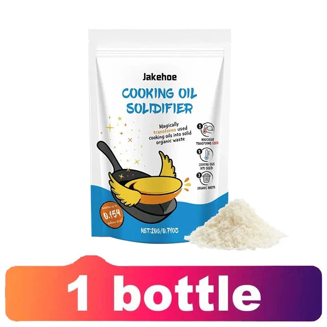 Natural Cooking Oil Solidifier Powder Grease & Fry