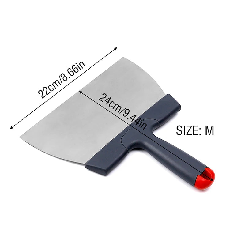 Coating Spatula Chocolate Scraper Stainless Steel Dough Scraper