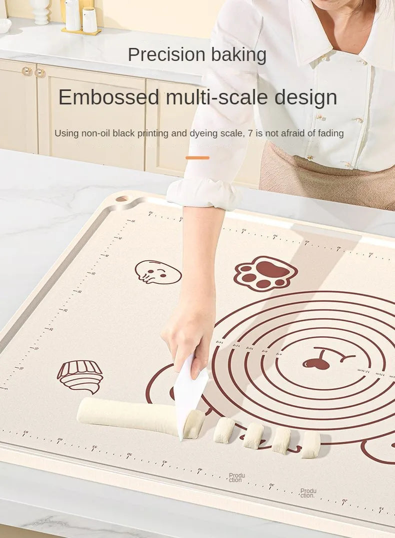 Antibacterial Silicone Mat Thickened Kneading Mat Food Grade