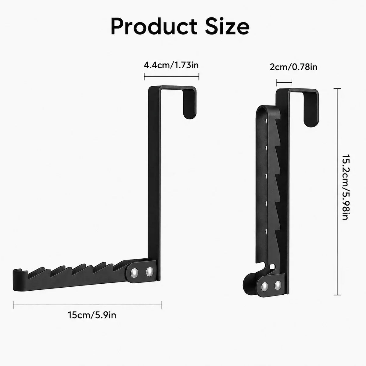 Folding Door Hook Hanger Over Door Drying Rack