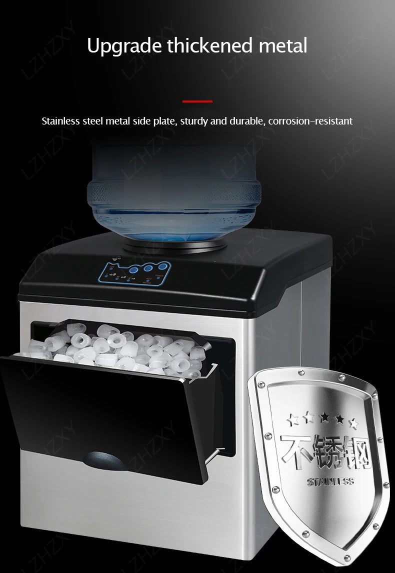 25kg Ice Maker Electric Commercial Ice Cube Maker