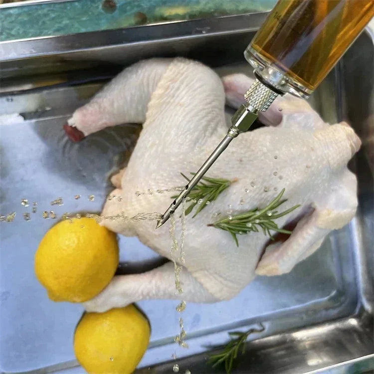 Meat Injector Syringe Marinade Flavor Injector Marinade Injector