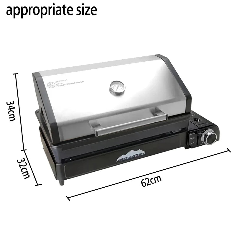 Camping Multi Gas Grill Bbq Stove Grill Folding
