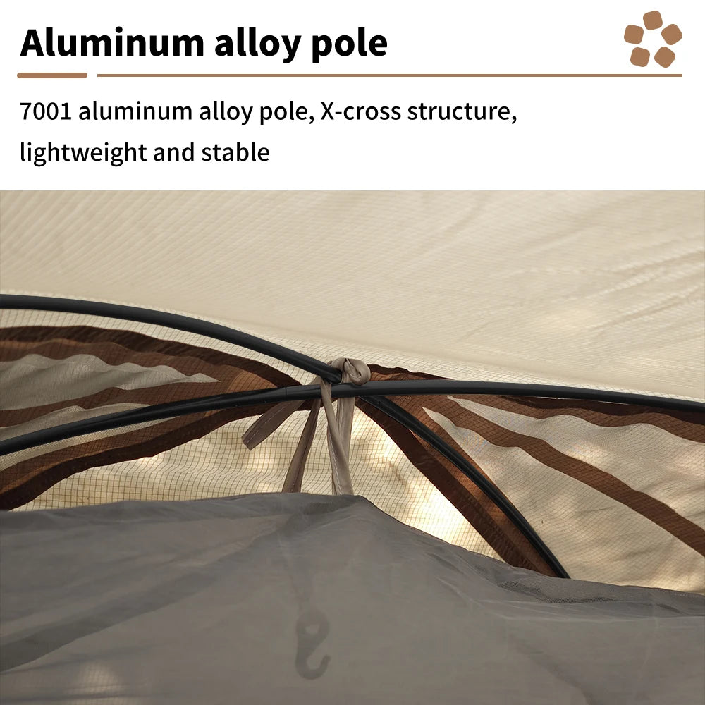 Fireproof Tent Person Waterproof Extend Dome Tent Stove