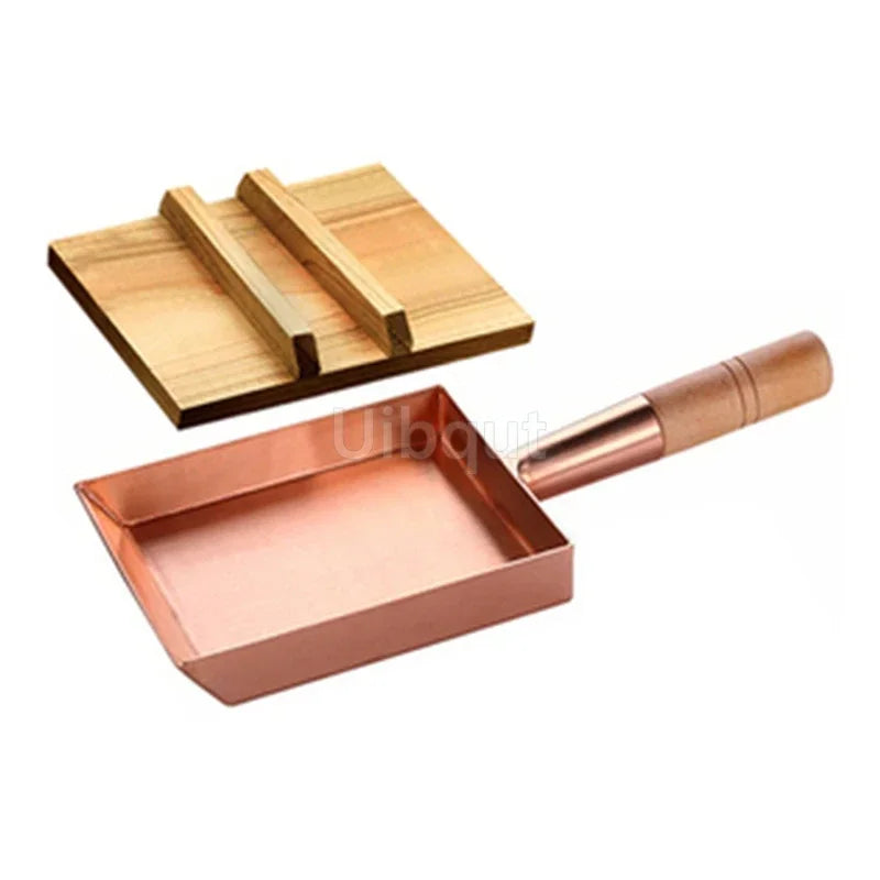 Brass Baking Tray Copper Frying Pan Square Pan