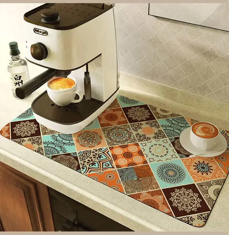 Coffee Machine Drain Pad Super Absorbent Dish Drying