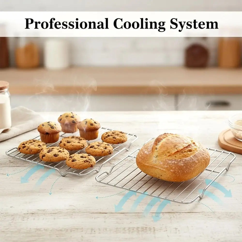 Stainless Steel Non-Stick Cooling Rack Bbq Tray Baking