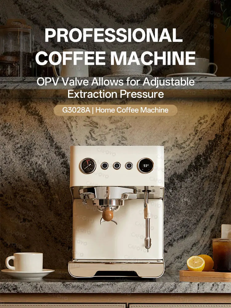 Cafovo Gemilai G3028a Semi-Automatic Espresso Machine Opv