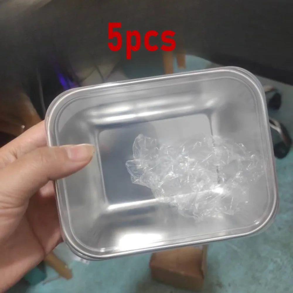 5pc Stainless Steel Food Storage Containers - Airtight
