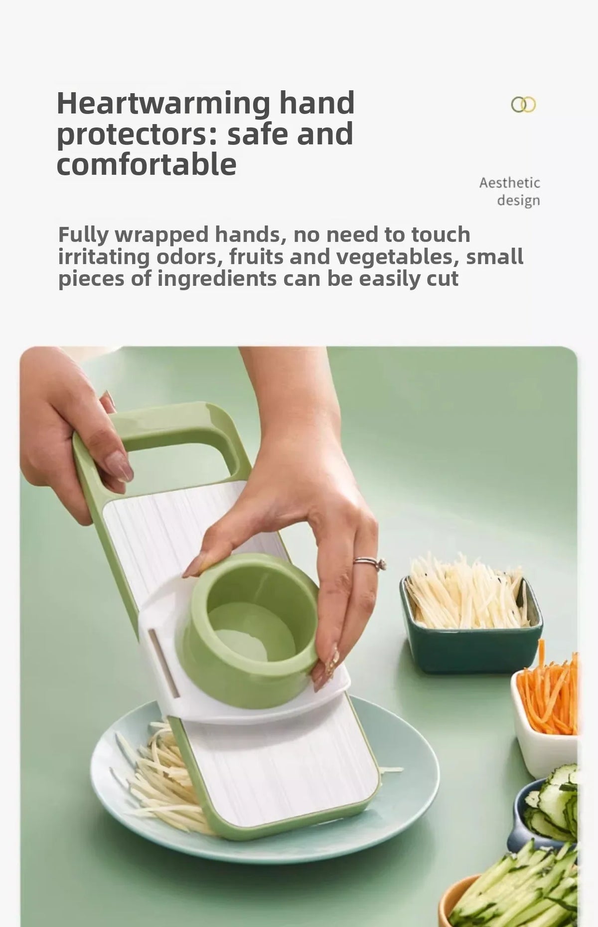 Essentials Multi-Functional Vegetable Cutter Shredder Stainless
