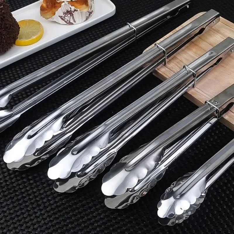 Stainless Steel Food Tongs Food Grade Meat Steak