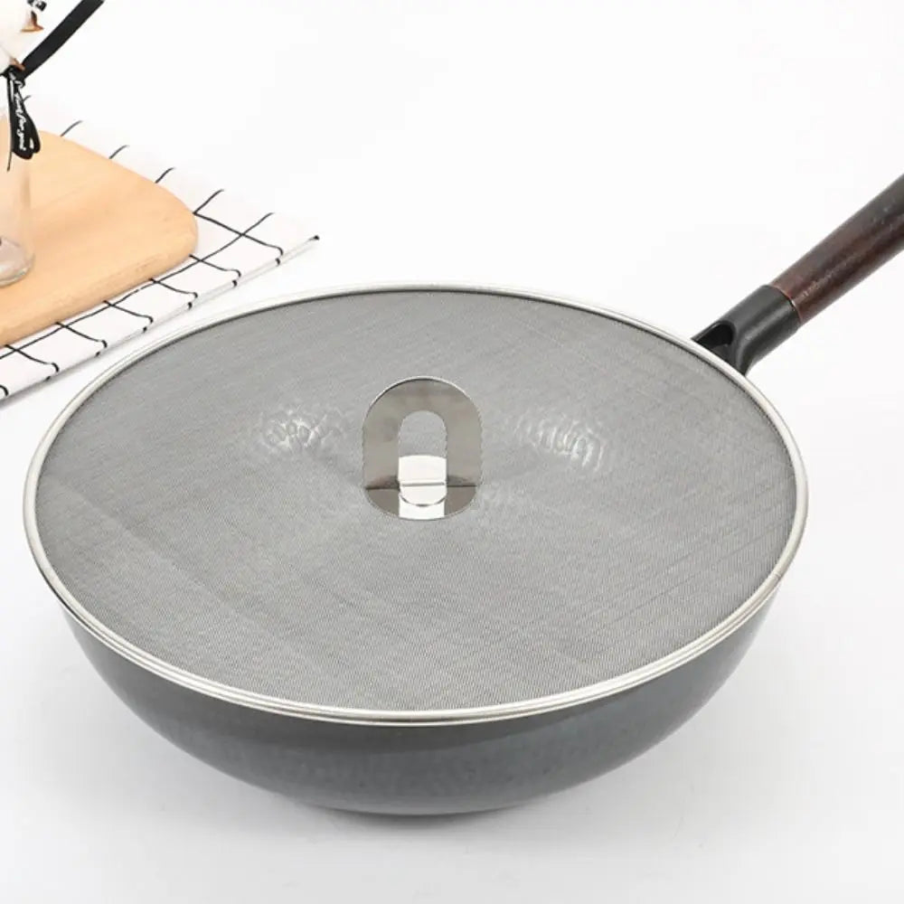Splatter Screen Oil Proof Lid Stainless Steel Oil