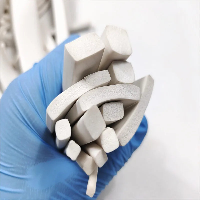 Length 1m To 10m Square White Silicone Foaming