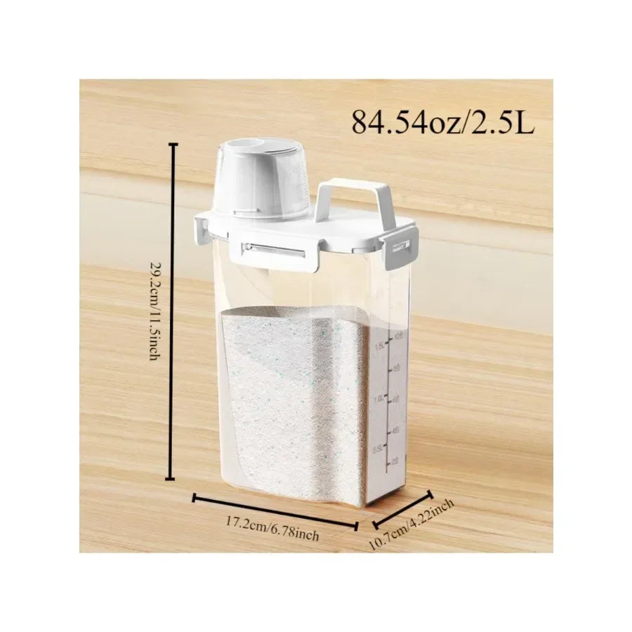 5l Covered Moisture-Proof Sealed Storage Container - Used
