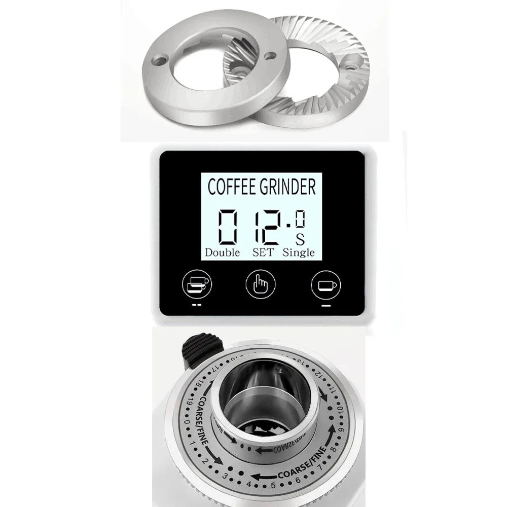 Itop Coffee Grinder Touch Screen Timing 60mm Flat