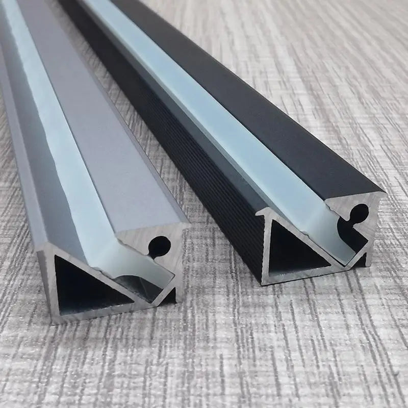 45degree Glowing Recessed Led Cabinet Light Aluminum Profile