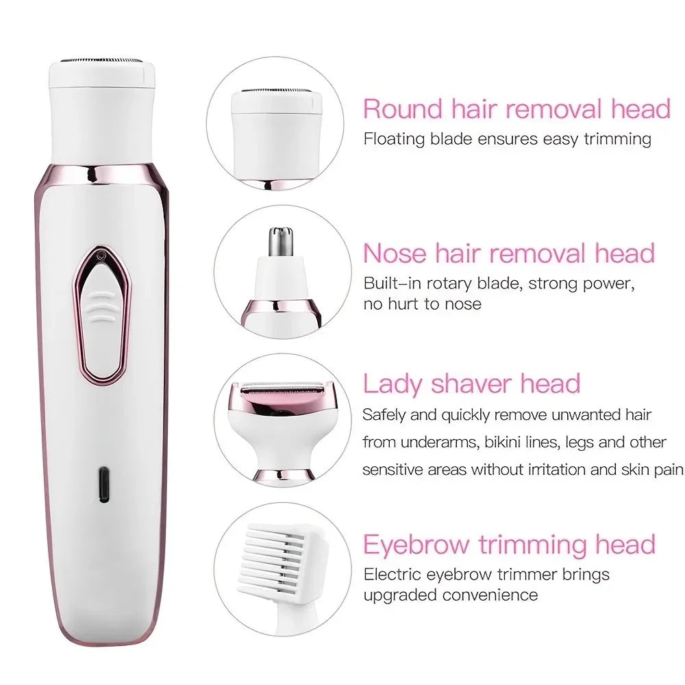 Women Electric Hair Removal Device Electric Epilator Wet
