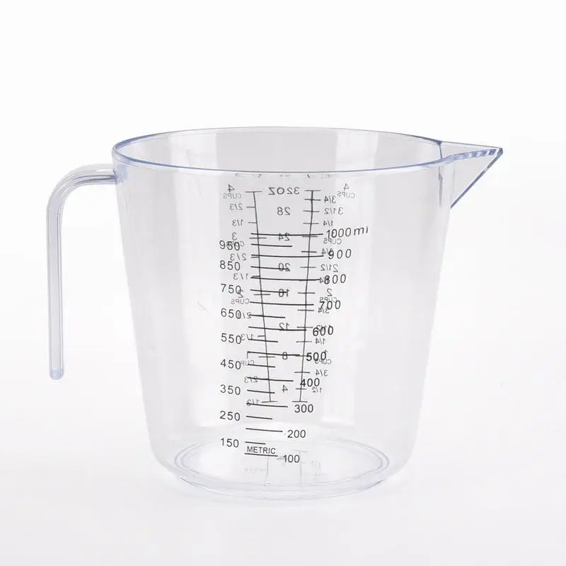 150/300/600/1000ml Baking Liquid Measuring Cups Scale Cup Plastic