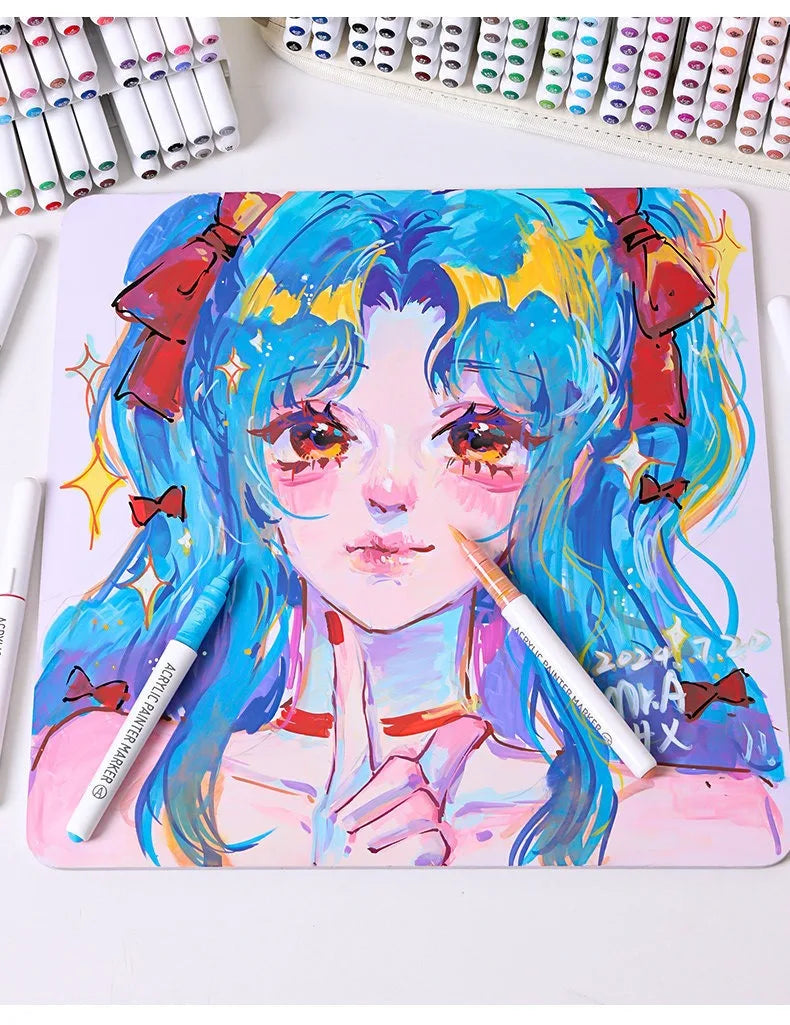 Languo 207/240/288 Colors Direct Liquid Acrylic Paint Pens