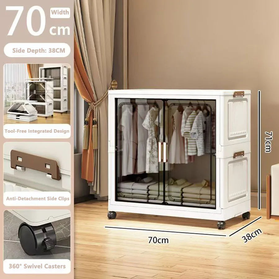 Storage Cabinet Folding Storage Box Living Room Toy