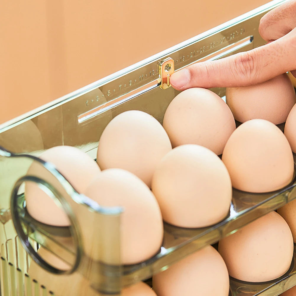 Egg Holder Large Capacity Egg Fridge Storage Box